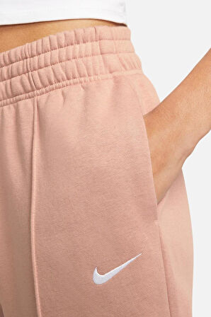 Nike Sportswear Loose Fit Pant Bol ve Uzun Kesim Somon Eşofman Altı