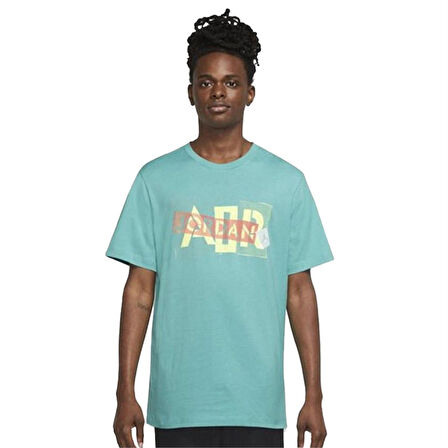 Jordan M Brand Gfx Ss Crew 3 Erkek T-Shirt DM1426-392 Yeşil