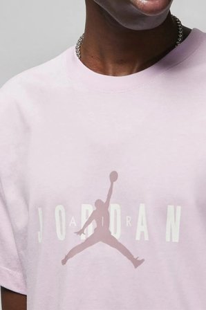 Nike Jordan Air Stretch Short Sleeve Tee Mens T-Shirt Erkek Günlük Tişört Mor