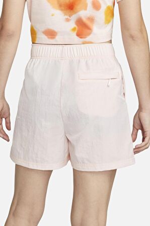 Nike Sportswear Big Swoosh Woven Shorts Pink Kadın Şort Pembe