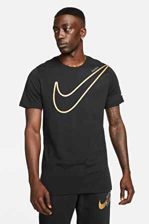 Nike Just Do It Men's Casual Training Black Pamuklu Erkek Tişört Siyah