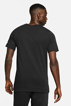 Nike Just Do It Men's Casual Training Black Pamuklu Erkek Tişört Siyah