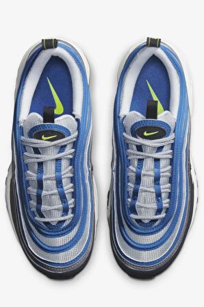 Nike Air Max 97 Reflector Leather Sneaker Hakiki Deri Reflektörlü Günlük Spor Ayakkabı Mavi