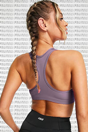 Nike Training Futura Medium Support Sports Purple Bra Büstiyer Kadın Spor Sütyeni Mor  