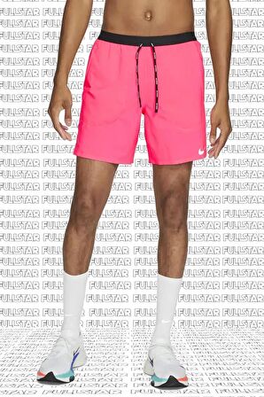 Nike Flex Stride Run Division 5inch Running Shorts Reflektörlü Pembe Koşu Şortu