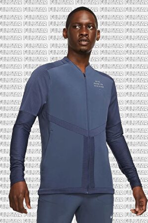 Nike Run Division Mens Run Jacket Reflektörlü Mavi Erkek Koşu Ceketi 