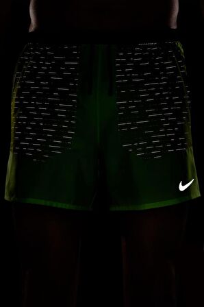 Nike Flex Stride Run Division 5inch Running Shorts Reflektörlü Sarı Koşu Şortu