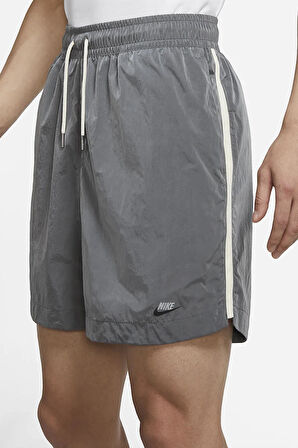 Nike Sportswear Mens Shorts Slip Astarlı Dokuma Gri Deniz Havuz ve Günlük Erkek Şort