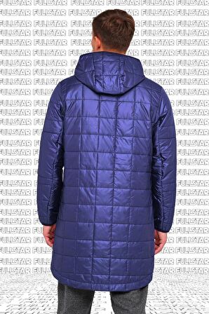 Nike Synthetic Midi Parka Jacket Navy ince Uzun Parka Ceket Mont Lacivert