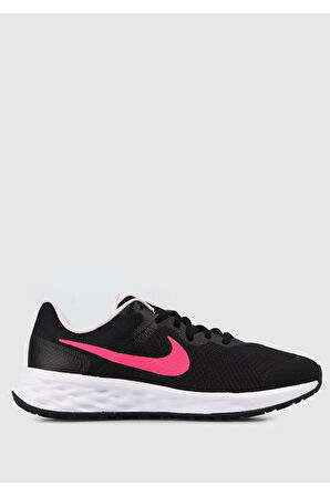Nike Revolution 6 G. S. Walk Running Shoes Yürüyüş Koşu Ayakkabısı Siyah Pembe