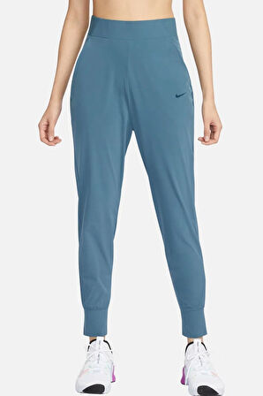 Nike Dri Fit Bliss Luxe Training Trousers Pant Kadın Eşofman Altı Koyu Yeşil