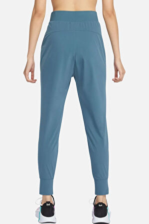 Nike Dri Fit Bliss Luxe Training Trousers Pant Kadın Eşofman Altı Koyu Yeşil