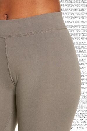 Nike Women's Mid Rise Bike Shorts Vizon Kahveregi Biker Şort Tayt