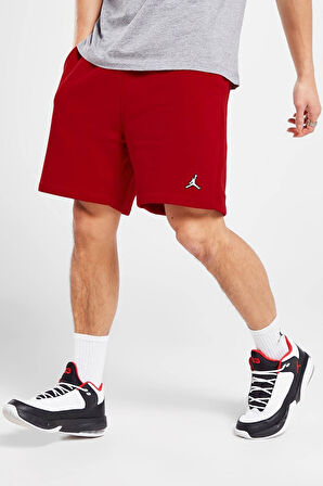 Nike Jordan Brooklyn Fleece Unisex Shorts Şardonlu Kalın Şort Kırmızı