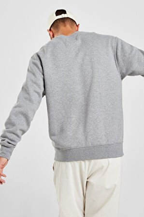 Nike Jordan Essentials Men's Fleece Crew Erkek Sweatshirt Gri
