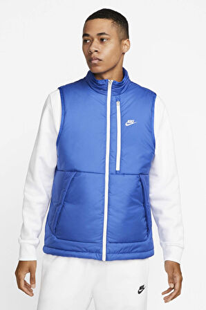 Nike Sportswear Therma Fit Legacy Men's Gilet Blue Terma Fit Erkek Yelek Mavi
