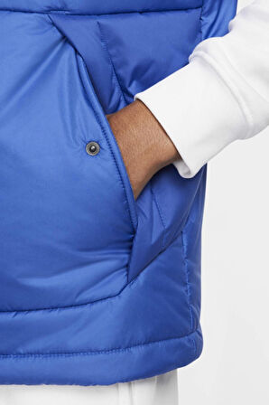 Nike Sportswear Therma Fit Legacy Men's Gilet Blue Terma Fit Erkek Yelek Mavi