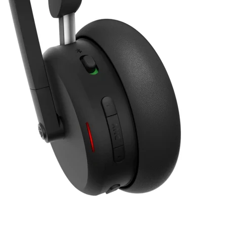 Lenovo 4XD1S19777 Çift Modlu (Bluetooth + Kablosuz Mini Alıcı) ANC Mikrofonlu Kulaküstü Kulaklık 6550 (USB-A, Teams)