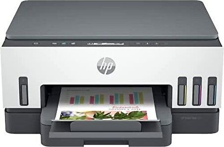 HP 6UU46A 720 SMARTTANK AIO RENKLİ MÜREKKEP PÜSKÜRTMELİ TANKLI YAZICI 15PPM