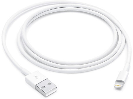 APPLE Lightning to USB 1 m Şarj Kablosu Beyaz