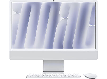 APPLE 24-inch iMac with Retina 4.5K display: Apple M4 chip with 8‑core CPU and 8‑core GPU, 16GB, 256GB SSD - Gümüş MWUC3TU/A