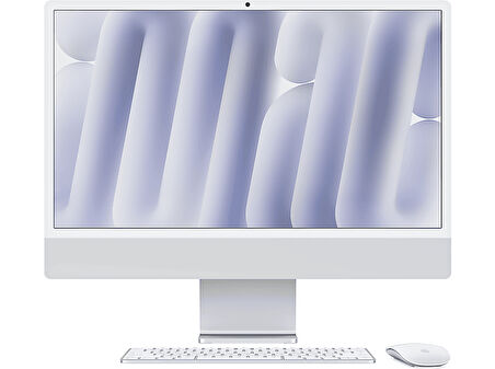 APPLE 24-inch iMac with Retina 4.5K display: Apple M4 chip with 10‑core CPU and 10‑core GPU, 16GB, 256GB SSD - Gümüş