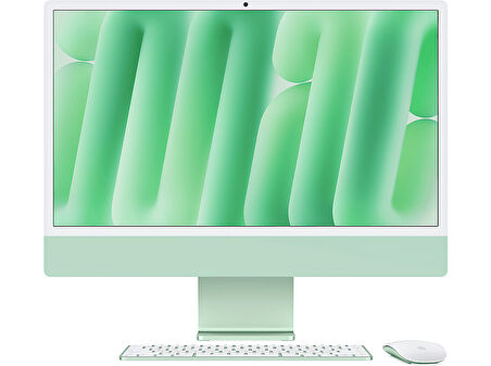 APPLE 24-inch iMac with Retina 4.5K display: Apple M4 chip with 10‑core CPU and 10‑core GPU, 16GB, 512GB SSD - Yeşil