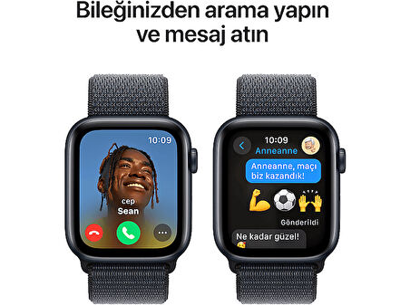 APPLE Watch SE GPS 2024 40mm Midnight Aluminium Case with Ink Sport Loop
