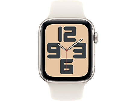 APPLE Watch SE GPS + Cellular 40mm Starlight Aluminium Case with Starlight Sport Band - S/M