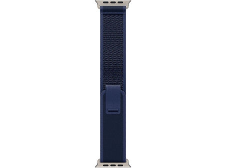 APPLE 49mm Blue Trail Loop M/L Saat Kordonu Natural Titanium Finish Saat Kayışı