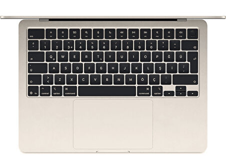 APPLE MW103TU/A/MacBook Air/Apple M4 İşlemci (10 Çekirdek CPU-10 Çekirdek GPU)/16GB RAM/512GB SSD/13.6"/ Yıldız Işığı