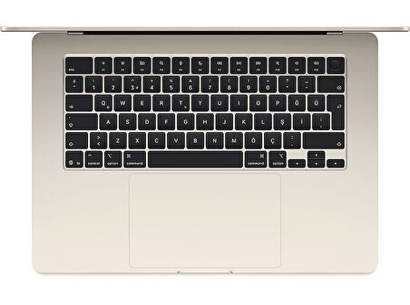 APPLE MW1J3TU/A/MacBook Air/Apple M4 İşlemci/(10 Çekirdek CPU-10 Çekirdek GPU)/16GB RAM/256GB SSD/15.3"Starlight