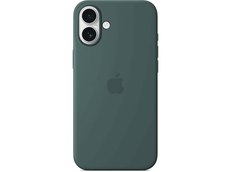 APPLE iPhone 16 Plus MagSafe Silikon Telefon Kılıfı Göl Yeşili
