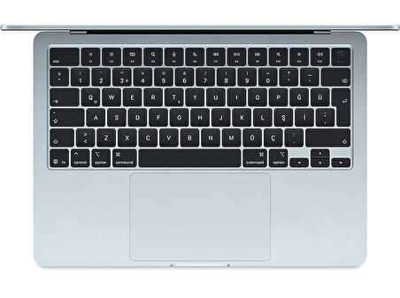 APPLE MC6V4TU/A/ MacBook Air/Apple M4 İşlemci (10 Çekirdek CPU-10 Çekirdek GPU)/24GB RAM/512GB SSD/13.6"/ Sky Blue