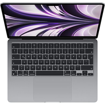 APPLE MC7U4TU/A  Macbook Air/Apple M2 İşlemci/8 Çekirdek CPU-8 Çekirdek GPU/16GB RAM/256GB SSD/13,6"/Space Grey