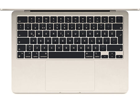 APPLE MC8J4TU/A/MacBook Air Apple M3 İşlemci (8 Çekirdek CPU-8 Çekirdek GPU)/16GB RAM/256GB SSD/13,6"/Starlight