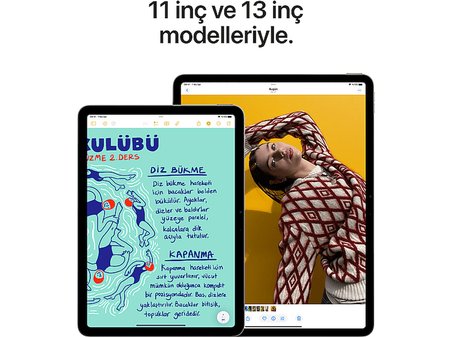 APPLE iPad Air 13 inç M3 Wi-Fi + Cellular 512 GB Tablet Uzay Grisi MCJ94TU/A