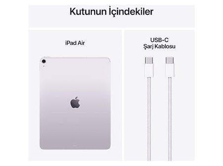 APPLE iPad Air 13 inç M3 Wi-Fi 1 TB Tablet Mor MCQ34TU/A