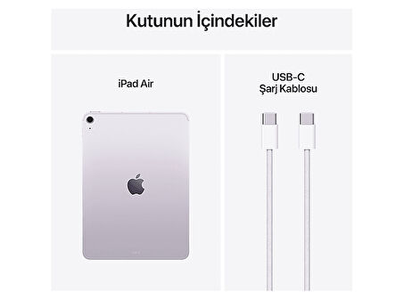 APPLE 11 inç iPad Air M3 Wi-Fi + Cellular 1 TB Tablet Mor (MCGC4TU/A)