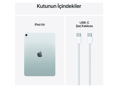 APPLE iPad Air 11 inç M3 Wi-Fi 1 TB Tablet Mavi MCAJ4TU/A