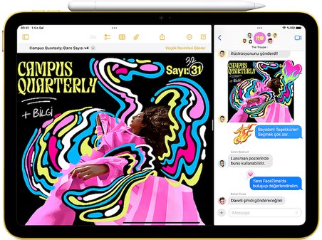 APPLE 11 inç iPad (A16) Wi-Fi + Cellular 128 GB Tablet Gümüş (MD7F4TU/A)