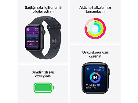 APPLE Watch SE 3 GPS 40mm Starlight Aluminium Case with Starlight Sport Band - M/L   MEH54TU/A