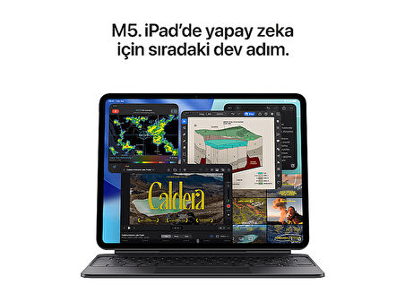 APPLE 13 inç iPad Pro Wi‑Fi + Cellular 256GB Standart Camlı Tablet Space Black ME7W4TU/A