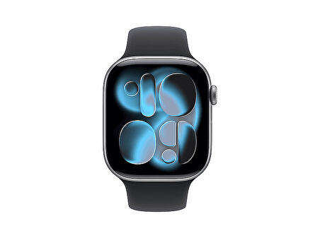 APPLE Watch Series 11 GPS 42mm Space Grey Aluminium Case with Black Sport Band - M/L   MEQX4TU/A