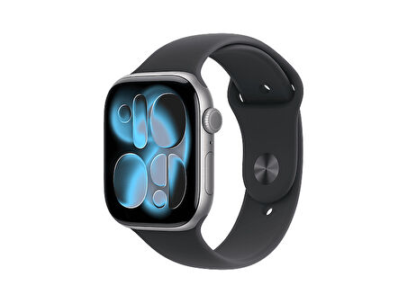 APPLE Watch Series 11 GPS 46mm Space Grey Aluminium Case with Black Sport Band - M/L MEV44TU/A