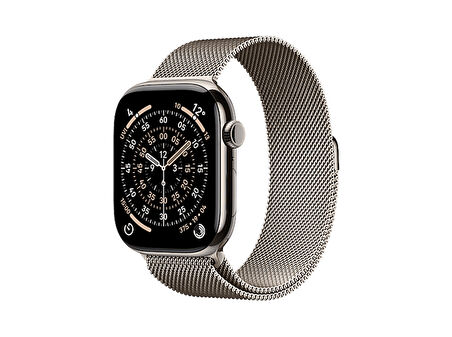 APPLE MFCY4TU/A  Watch Series 11 GPS + Cellular 46mm Natural Titanium Case with Natural Milanese Loop - S/M