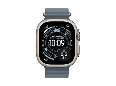 APPLE Watch Ultra 3 GPS + Cellular 49mm Natural Titanium Case with Anchor Blue Ocean Band    MEWH4TU/A