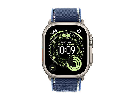 APPLE Watch Ultra 3 GPS + Cellular 49mm Natural Titanium Case with Blue/Bright Blue Trail Loop - S/M   MEWR4TU/A