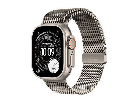 APPLE MEWY4TU/A  Watch Ultra 3 GPS + Cellular 49mm Natural Titanium Case with Natural Titanium Milanese Loop - Medium