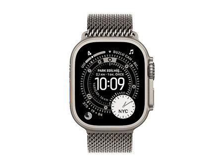 APPLE MEWY4TU/A  Watch Ultra 3 GPS + Cellular 49mm Natural Titanium Case with Natural Titanium Milanese Loop - Medium